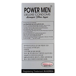 Bao Cao Su Powermen Gân Gai Longer Plus Type (H12) - Chống Xuất Tinh Sớm Tốt Nhất - Che Tên Sản Phẩm