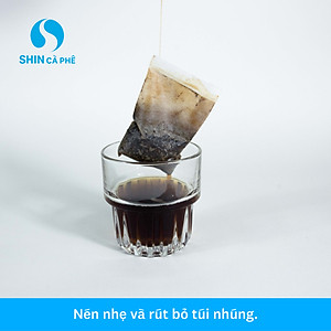 Cà phê Sơn La Blend - SHIN Cà Phê - Túi Nhúng - Hộp 10 gói