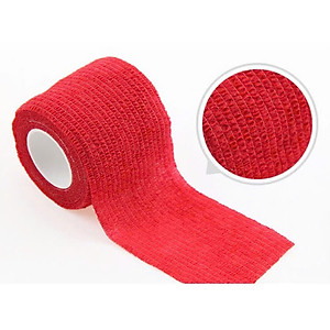 Combo 2 Cuộn Băng Cuốn Tự Dính, Băng Cuốn Cao Su Non, Băng Keo Thể Thao Chống Chấn Thương (Kích thước 5cm*4.5m), Băng keo thể thao đá bóng, băng cuốn thể thao vải tự dính, băng quấn y tế cuốn ngón tay, cổ tay, cổ chân