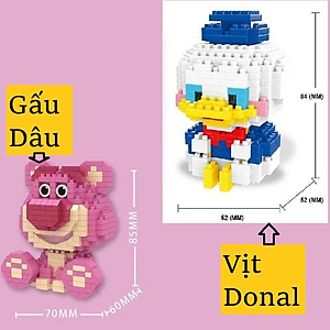 Đồ chơi trẻ em - Combo 5 Bộ ghép hình mini nhiều mẫu khác nhau - Mô hình lắp ráp 3D cực dễ thương cho bé - Mẫu ngẫu nhiên