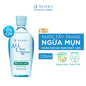 Nước tẩy trang ngừa mụn Senka 230ml