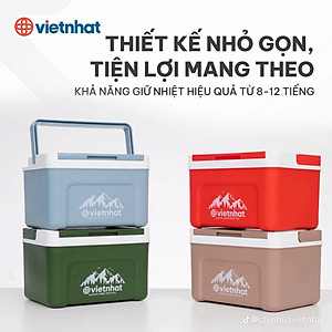 Phích vuông thái 2.3L 3932, Phích mini giữ nhiệt tiện lợi, Phích Đá giữ nhiệt lên đến 8h, Phích Đá Giữ Nhiệt Văn Phòng Việt Nhật cao cấp - Hàng Việt Nam