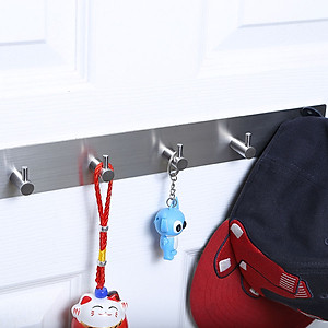 Thanh treo quần áo 5 chấu inox 304 dán tường Hobby Home Decor 5TV160