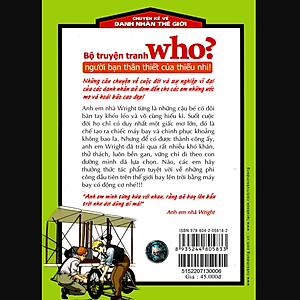 Sách Chuyện Kể Về Danh Nhân Thế Giới: Who? Anh Em Nhà Wright