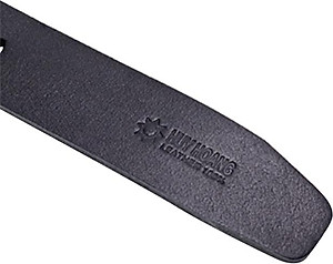 Thắt Lưng Nam Da Bò 1 Lớp Huy Hoàng HT4105 (120 x 3.5 cm) - Đen
