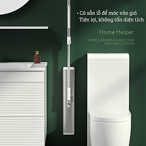 Cây Lau Nhà Thông Minh Hợp Kim Cao Cấp, Chổi Lau Nhà 360 Độ Lau Sạch Vắt Khô DAMAS CT2 - Bản Lau To Giúp Lau Sạch Nhanh Chóng, Khớp Xoay 180 Độ Linh Hoạt - Tự Động Gấp Gọn Tiện Lợi, Tích Hợp Thanh Lược Chải Làm Sạch Bông Lau Dễ Dàng Mà Không Cần Động Tay