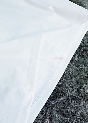 Áo thun nam nữ 80% Cotton White04