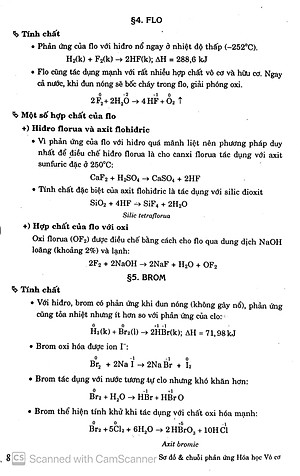 Sách Sơ Đồ Và Chuỗi Phản Ứng Hóa: Vô Cơ 10-11-12