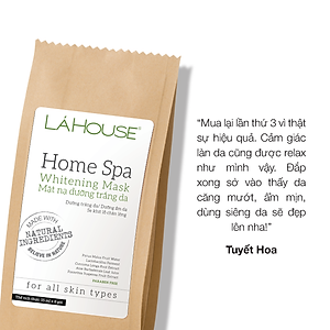 Mặt nạ Lá House Home Spa 15ml*8gói Dưỡng trắng da/ Ngăn ngừa mụn