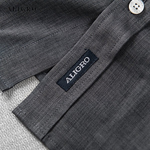 Áo sơ mi nam dài tay ALIGRO chất liệu pirma cotton mềm mịn, kiểu dáng đơn giản, tinh tế ALGS159