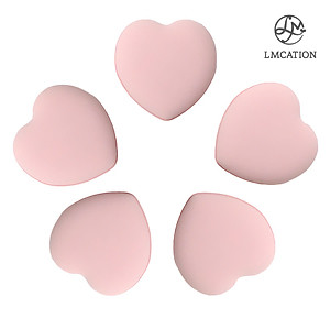 Mút tán kem nền, phấn nước trái tim mini LMcation