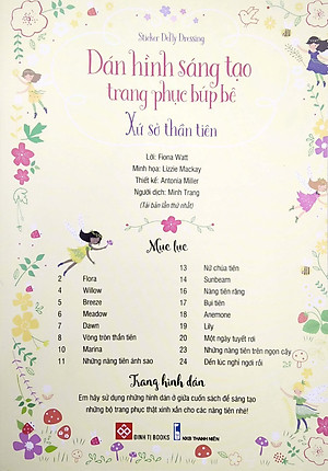 Sách Sticker Dolly Dressing - Dán Hình Sáng Tạo Trang Phục Búp Bê - Xứ Sở Thần Tiên