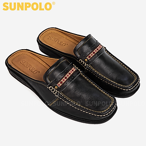 Dép Sabo Nam Da Bò SUNPOLO SUSB002