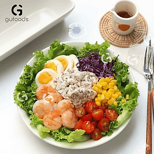 Bánh gạo lứt GUfoods (300g) - Không chiên dầu, Không đường, Từ gạo và ngũ cốc nguyên hạt, Lành mạnh, Phù hợp Eat clean, Ăn vặt healthy, Thực dưỡng, Tập gym, Thuần chay, Đa dạng hương vị