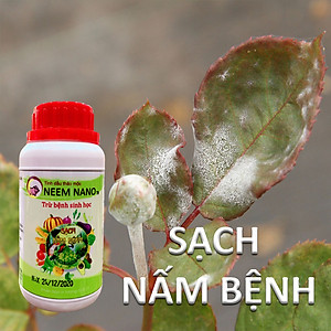 VƯỜN SINH THÁI chăm sóc cây trồng - Thuốc trừ nấm bệnh sinh học neem nano - Sạch thán thư, rỉ sắt, thối nhũn, đốm đen, héo xanh, phấn trắng - Chiết xuất 100% Thiên Nhiên