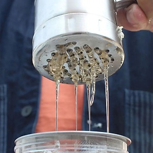 Máy Làm Bún Tươi, Mì, Bánh Canh Tại Nhà 5 Đầu Inox Tiện Dụng Tặng kèm dụng cụ đánh trứng