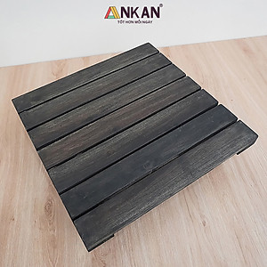 Kệ Để Chậu Cây Có Bánh Xe Cỡ Lớn 35cm Màu Xám Đen Dùng Để Để Chậu Cây - Chậu Hoa Thuận Tiện Di Chuyển