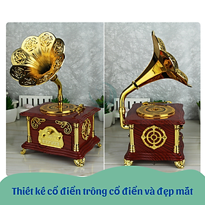 Hộp Nhạc Hoa Loa Kèn Cổ Điển Hộp Phát Nhạc Trang Trí Hình Hoa Loa Kèn Hộp Nhạc Vintage Hoa Loa Kèn Hộp Nhạc Hoa Nghệ Thuật – Phong Cách Retro Hộp Nhạc Decor Hoa Loa Kèn Sang Trọng