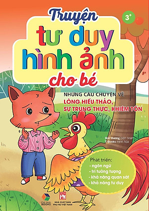 Combo 2 quyển truyện thiếu nhi hay - Truyện tư duy hình ảnh cho bé ( lòng hiếu thảo ...+ kiên trì chăm chỉ ...)