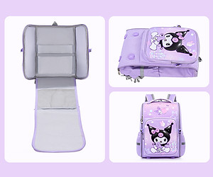 Ba lô học sinh tiểu học phong cách mới có hình dễ thương, bảo vệ cột sống cho các em học sinh tiểu học, ba lô nhẹ dung tích lớn, tiện dụng cho bé - HS1318