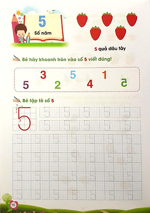 Sách Bé Tự Tin Bước Vào Lớp 1 - Cùng Bé Học Toán - Tập 1 (Dành Cho Bé Từ 5 - 6 Tuổi)