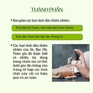 Xịt Thảo Mộc Ecocare chữa muỗi đốt, ngăn côn trùng cắn 50ml