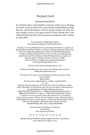 Sách The Boy In The Striped Pajamas