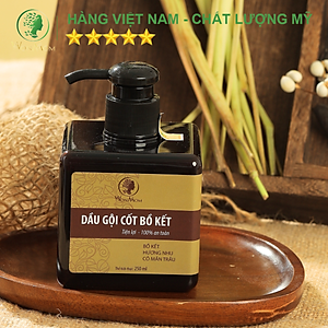 Dầu gội cốt bồ kết đánh bay gàu, mọc tóc, dưỡng tóc đen mượt Wonmom 250ml