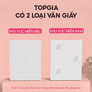 Khăn giấy treo tường 1280 tờ/4 lớp Topgia dạng rút tiện lợi cao cấp, tiết kiệm, an toàn kèm móc treo (Thùng 4 gói) 157x175cm