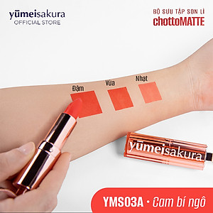 Son Thỏi Chotto Matte Yumeisakura Lì Mịn, Siêu Dưỡng, Chống Nắng Cho Môi Căng Mượt 3.5g