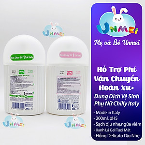 Dung dịch vệ sinh phụ nữ Chilly Gel - Se se lạnh, bùng tươi mát - số 1 tại Italy - (200ml/chai)