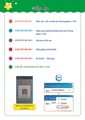 Ôn hè toán 1 ( dành cho học sinh lớp 1 lên lớp 2 ) theo chương trình sách giáo khoa mới nhất