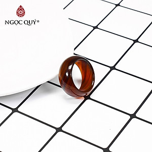 Nhẫn nam đá mã não đỏ mệnh hỏa thổ - Ngọc Qúy Gemstones