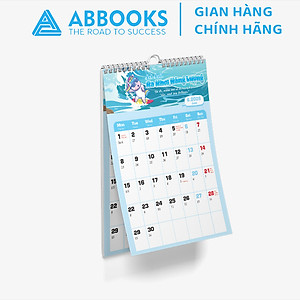 Lịch Treo Tường 2026 - Time Is A Gift - Thời Gian Là 1 Món Quà Chủ Đề Kỳ Lân - Kèm Sticker Trang Trí