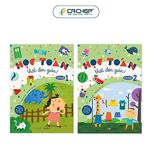 Combo 2 cuốn Học Toán Thật Đơn Giản Cho Trẻ Từ 2-6 Tuổi