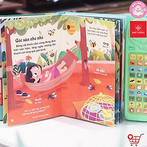 Sách Âm Thanh Phiên Bản Đặc Biệt với 30 Nút Bấm - Thế Giới Động Vật và Bé Học Nói - Đinh Tị Books
