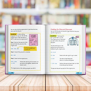 Sách Everything You Need To Ace Geomistry, Prealgebra And Algebra big fat notebooks ( Sổ Tay Hình Học Và Sổ Tay Đại Số Bản Tiếng Anh ) - Tổng Hợp Kiến Thức Hình Học và Đại Số Cho Học Sinh Từ Lớp 8 Đến Lớp 12