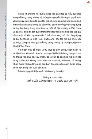 Tư duy hệ thống cho mọi người. Hành trình từ lý thuyết tới tác động thực tiễn tại Việt Nam - bản in 2024