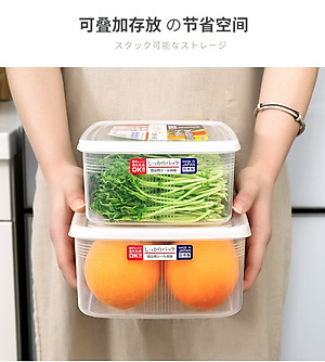 Bộ 07 hộp thực phẩm có nắp đậy an toàn chính hãng Nakaya hàng Made in Japan