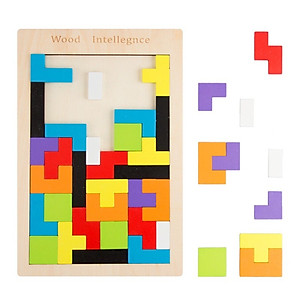 Đồ chơi bảng ghép Tetris Montessori - xếp gạch thông minh cho bé