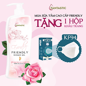 Sữa tắm trắng da FRIENDLY 800ml