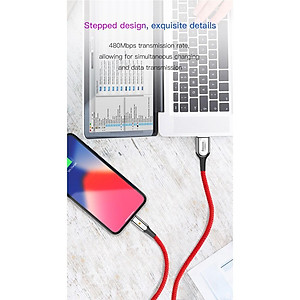 Cáp sạc nhanh Baseus X- shaped Light chân Lightin và Type C - Hàng Chính Hãng