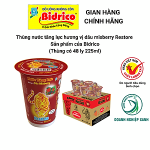 Nước Tăng Lực Ly Restore ( Thùng 48 ly 225ml ) - Sản phẩm của Bidrico