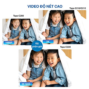 Camera Wifi TP-Link Tapo C212 Độ Phân Giải 2K QHD Quay/Quét 360 Độ Hỗ Trợ Cổng LAN - Hàng Chính Hãng