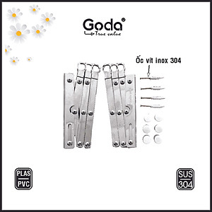 Giàn Phơi Đồ Inox 304 Ống 16mm Co Giãn Thông Minh Cao Cấp Goda Loại 1m - GD-105