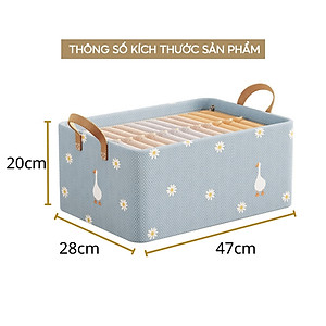 Hộp Đựng Quần Áo Có Khung Cố Định -Thiết Kế Gấp Gọn Thông Minh Giỏ Đựng Đồ Lót Giúp Tiết Kiệm Không Gian - HÀNG CHÍNH HÃNG MINIIN