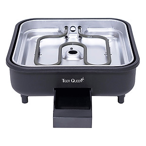 Nồi Lẩu Điện 2 Trong 1 Tiger Queen SQ-2200 (4L) - Đen - Hàng chính hãng