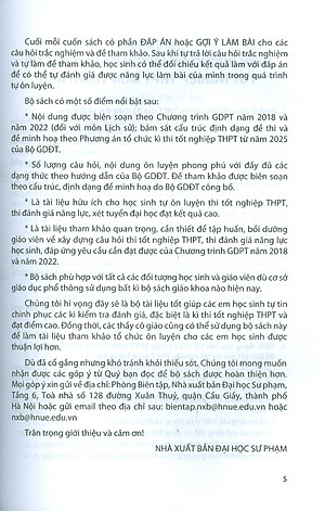 Ôn Luyện Trắc Nghiệm Thi Tốt Nghiệp Trung Học Phổ Thông (năm 2025) Môn Tiếng Anh - Cao Thị Thu Giang chủ biên, Bùi Thuỳ Anh, Lê Thị Kim Anh, Nguyễn Thị Nhàn, Bùi Thị Bích Thuỷ…