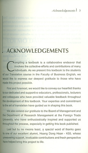 Translation 1 - Trường Đại học Ngoại Thương ; TS. Nguyễn Thị Dung Huệ chủ biên, ThS. Nguyễn Phương Linh, ThS. Lê Khánh Minh, ThS. Nguyễn Thị Lan Anh