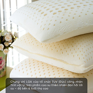 Gối Cao Su Kim Cương Ovany KCGO4060 (40 x 60 cm) - Trắng